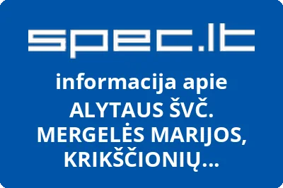 ALYTAUS ŠVČ. MERGELĖS MARIJOS, KRIKŠČIONIŲ PAGALBOS, BAŽNYČIA