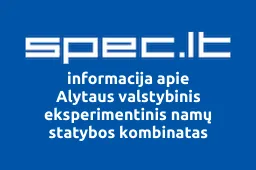Alytaus valstybinis eksperimentinis namų statybos kombinatas iliustracija