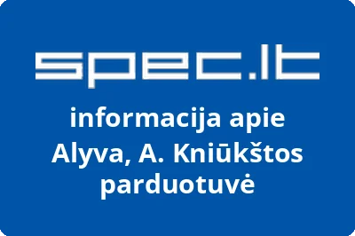 A. Kniūkštos parduotuvė Alyva