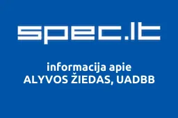 ALYVOS ŽIEDAS, UADBB | spec.lt