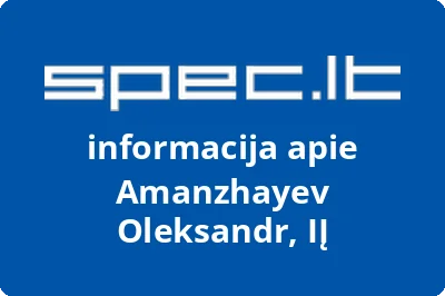 Amanzhayev Oleksandr, IĮ