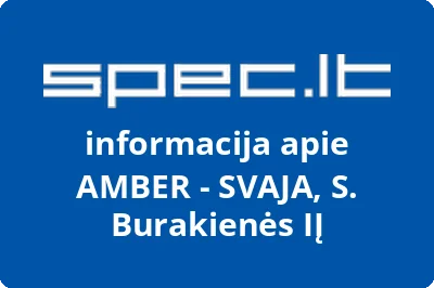 AMBER - SVAJA, S. Burakienės, IĮ