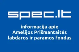 Amelijos Prišmantaitės labdaros ir paramos fondas | spec.lt