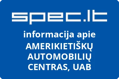 Amerikietiškų automobilių centras, UAB