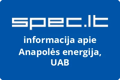 Anapolės energija, UAB