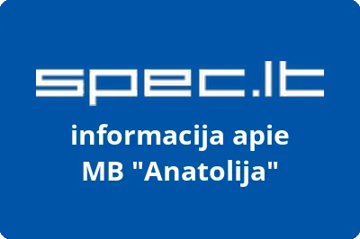Anatolija, MB | spec.lt