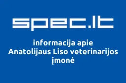Anatolijaus Liso veterinarijos įmonė | spec.lt