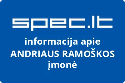 ANDRIAUS RAMOŠKOS įmonė