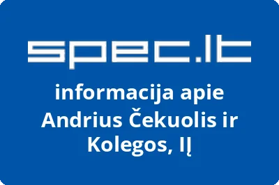 Andrius Čekuolis ir Kolegos, IĮ