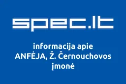 ANFĖJA, Ž. Černouchovos įmonė