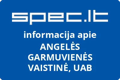 ANGELĖS GARMUVIENĖS VAISTINĖ, UAB