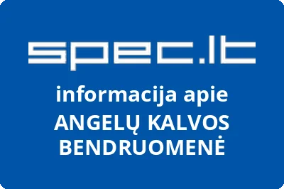 ANGELŲ KALVOS BENDRUOMENĖ | spec.lt