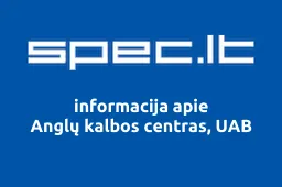 Anglų kalbos centras, UAB | spec.lt