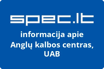 Anglų kalbos centras, UAB