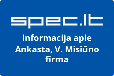 Ankasta, V. Misiūno firma
