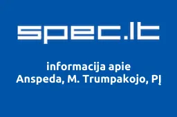 Anspeda, M. Trumpakojo, PĮ | spec.lt