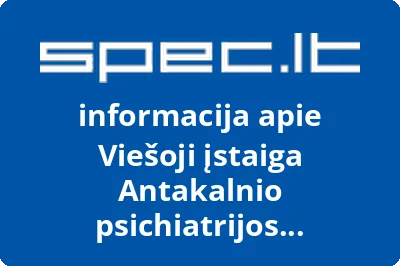 Antakalnio psichiatrijos konsultacijų centras, VŠĮ