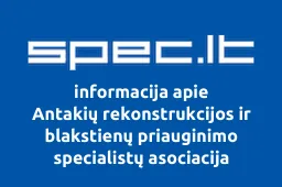 Antakių rekonstrukcijos ir blakstienų priauginimo specialistų asociacija