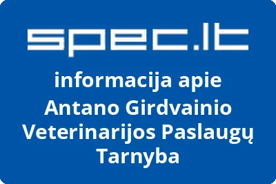 Antano Girdvainio Veterinarijos Paslaugų Tarnyba