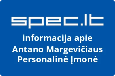Antano Margevičiaus Personalinė Įmonė