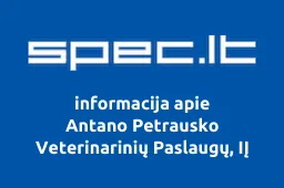 Antano Petrausko Veterinarinių Paslaugų, IĮ