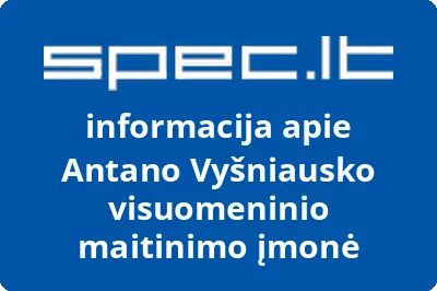 Antano Vyšniausko visuomeninio maitinimo įmonė