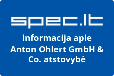 Anton Ohlert GmbH & Co. atstovybė