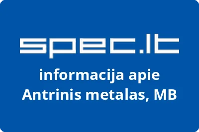 Antrinis metalas, MB
