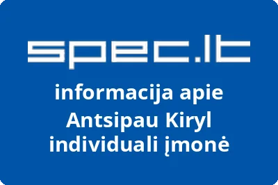 Antsipau Kiryl individuali įmonė