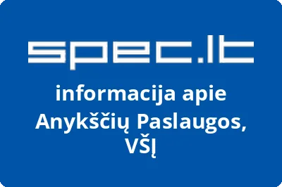 Anykščių paslaugos, VŠĮ