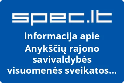 Anykščių rajono savivaldybės visuomenės sveikatos biuras