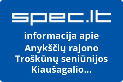 Anykščių rajono Troškūnų seniūnijos Kiaušagalio bendruomenė