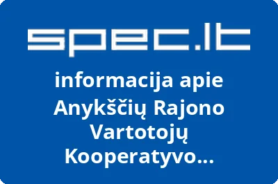 Anykščių Rajono Vartotojų Kooperatyvo Darbuotojų Profesinė Sąjunga