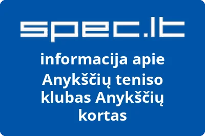 Anykščių teniso klubas Anykščių kortas