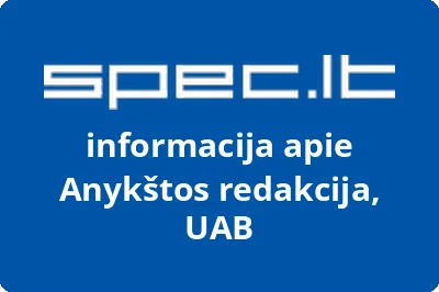 Anykštos redakcija, UAB