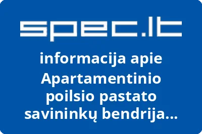 Apartamentinio poilsio pastato savininkų bendrija Vanagupės namai I