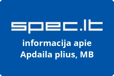 Apdaila plius, MB