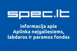 Aplinka neįgaliesiems, labdaros ir paramos fondas | spec.lt