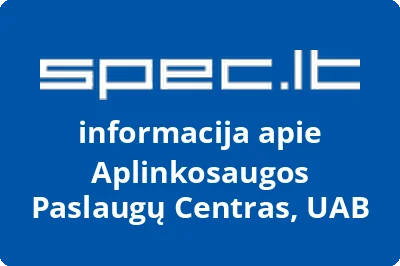 Aplinkosaugos paslaugų centras, UAB