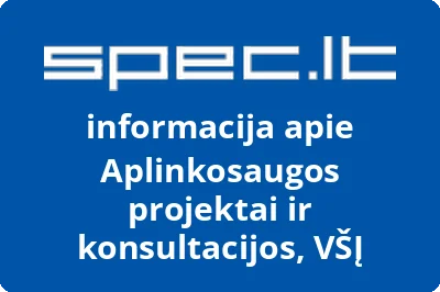Aplinkosaugos projektai ir konsultacijos, VŠĮ