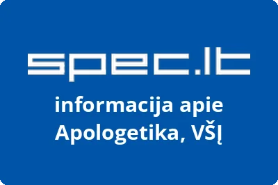 Apologetika, VŠĮ | spec.lt