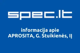 APROSITA, G. Štuikienės, IĮ | spec.lt