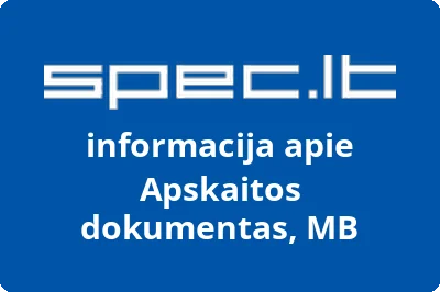 Apskaitos dokumentas, MB
