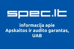 Apskaitos ir audito garantas, UAB iliustracija