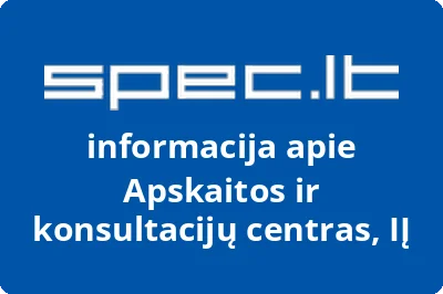 Apskaitos ir konsultacijų centras, IĮ