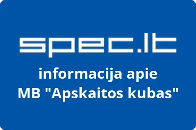 Apskaitos kubas, MB | spec.lt