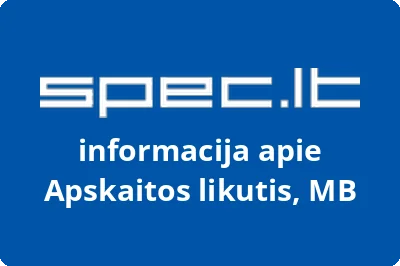 Apskaitos likutis, MB