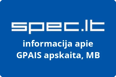 GPAIS apskaita, MB