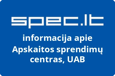 Apskaitos sprendimų centras, UAB