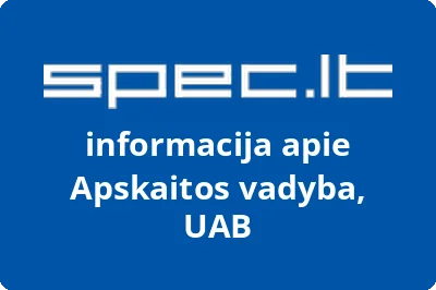 Apskaitos vadyba, UAB | spec.lt